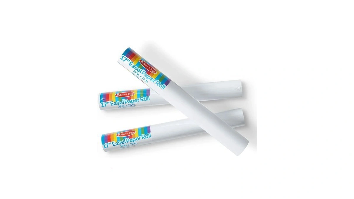 Melissa & Doug Deluxe Easel Paper Roll Replacement 3-pack Toy