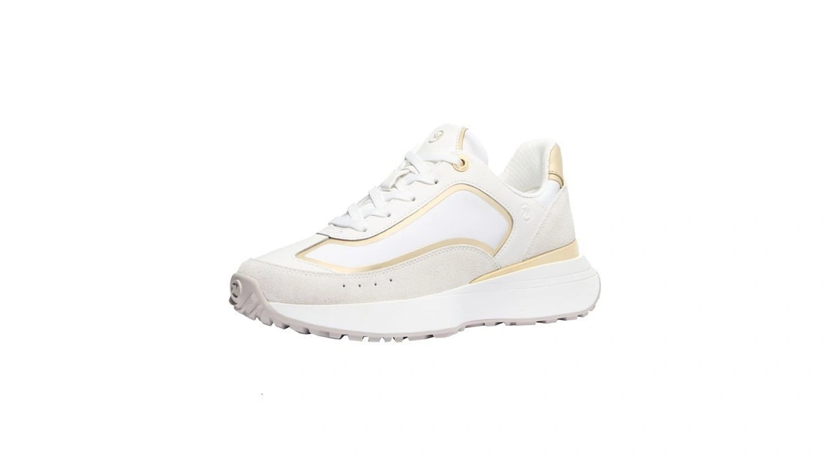 Michael Kors Women's Ari Trainer, Optic White, 6.5