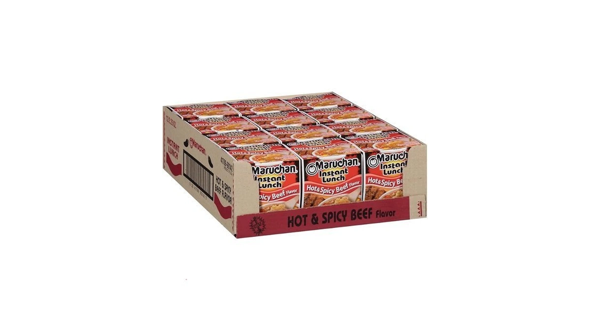 Maruchan Instant Lunch Ramen Noodles, Hot & Spicy Beef Flavor