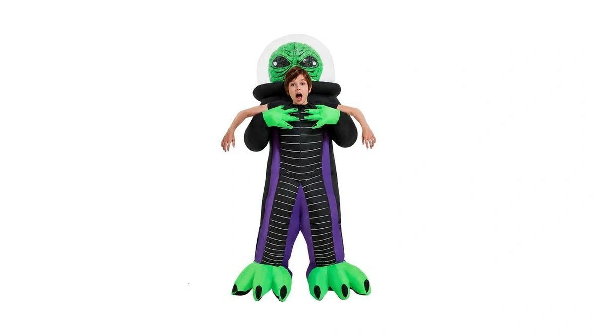 Comin Halloween Inflatable Alien Costume For Kids