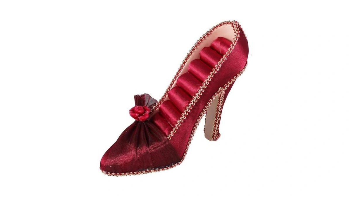 Dzrige High Heel Ring Holder Shoe Jewelry Display Stand For