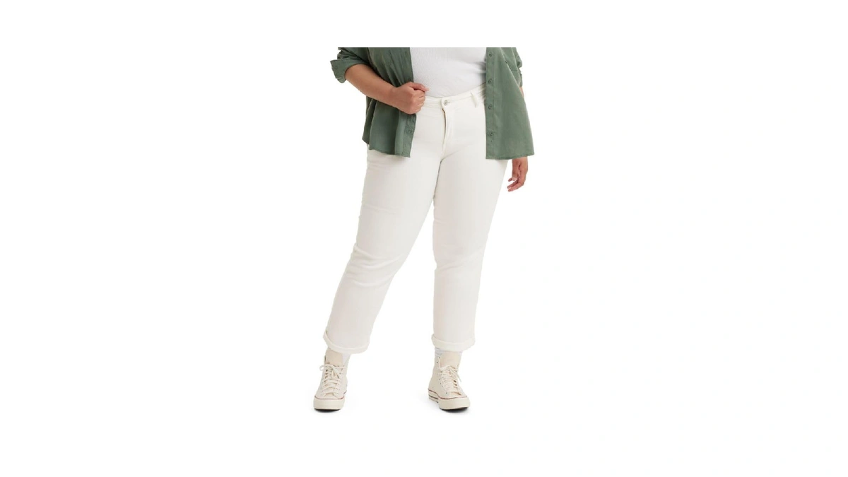 Levi's Women's Boyfriend Jeans (also Available, (new) Simply White, 39