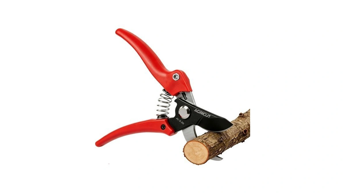 Agricut 7" Pruning Shears Heavy Duty Professional, Made Of Japanese