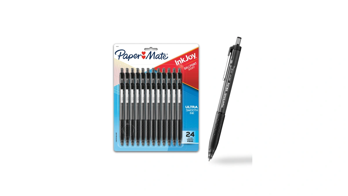 Paper Mate Inkjoy 300rt Retractable Ballpoint Pens, Medium Point (1.0mm),