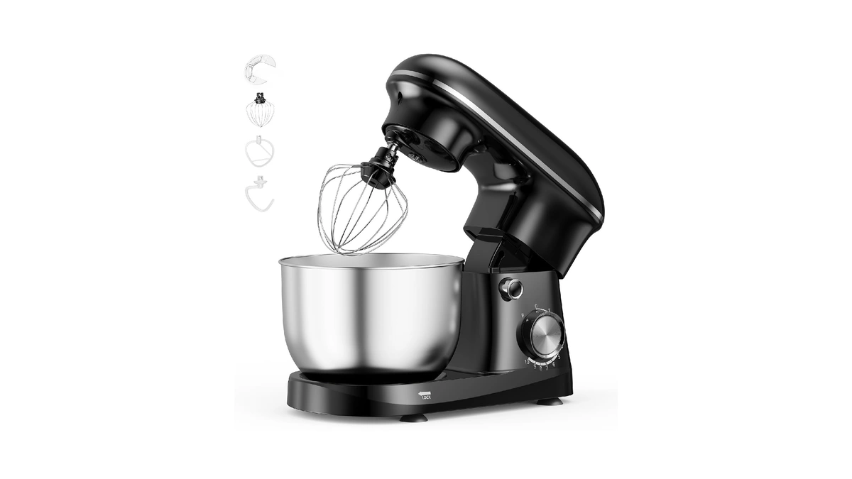 Olixis 4.2 Qt Stand Mixer, 10-speed Tilt-head Electric Mixer For