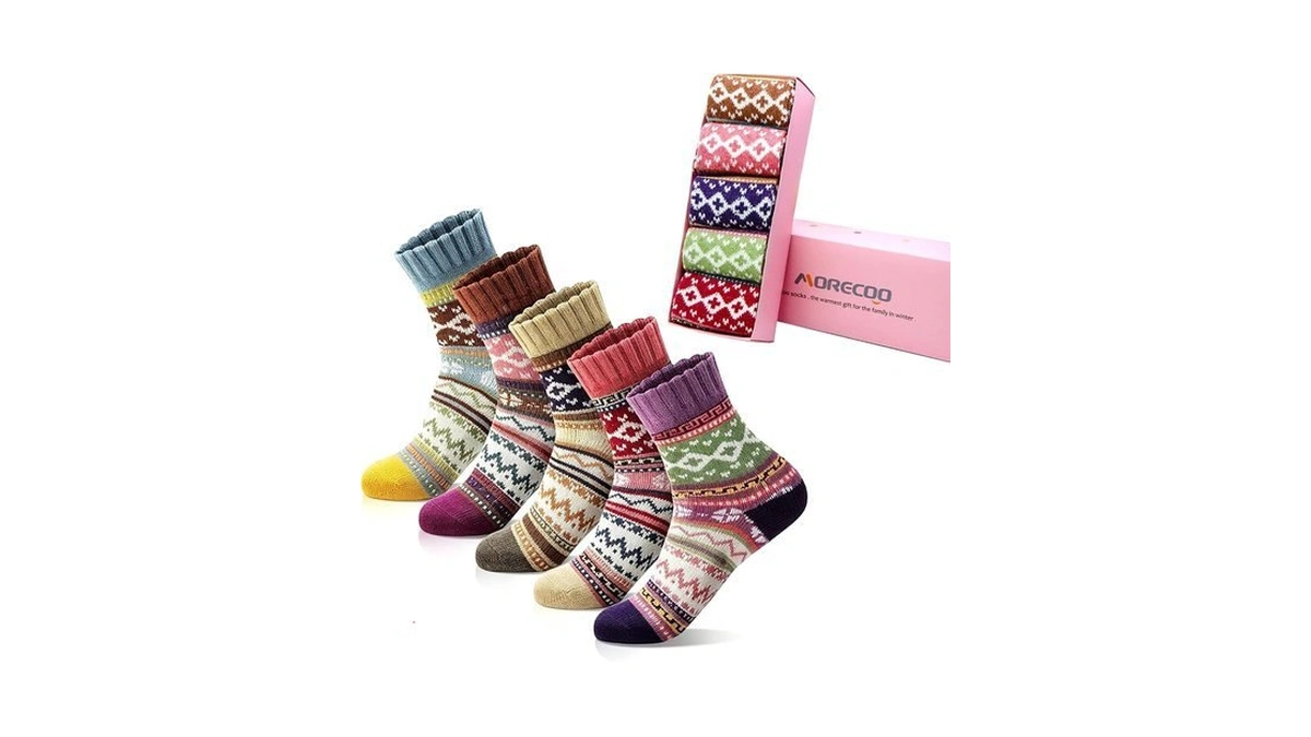 Morecoo Gifts For Women Novelty Socks Warm & Cozy Socks