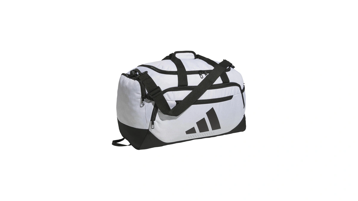 Adidas Defender Duffel Bag, Twill White/black, Osfa