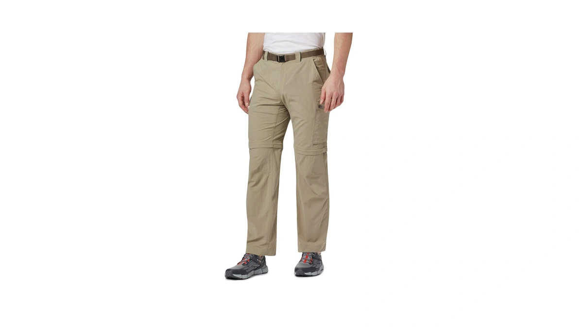 Columbia Mens Silver Ridge Convertible Pant, Tusk, 34 X 30