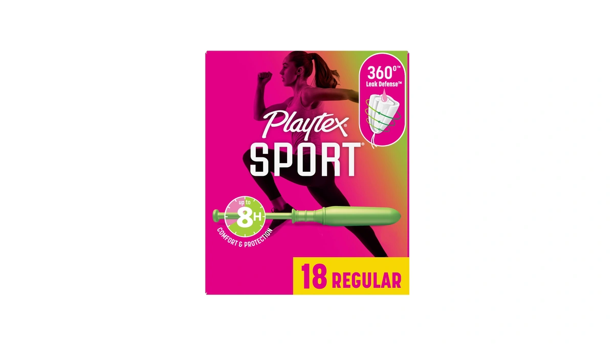 Playtex Sport Tampons Regular Absorbency, Fragrance-free - 18ct | Regular