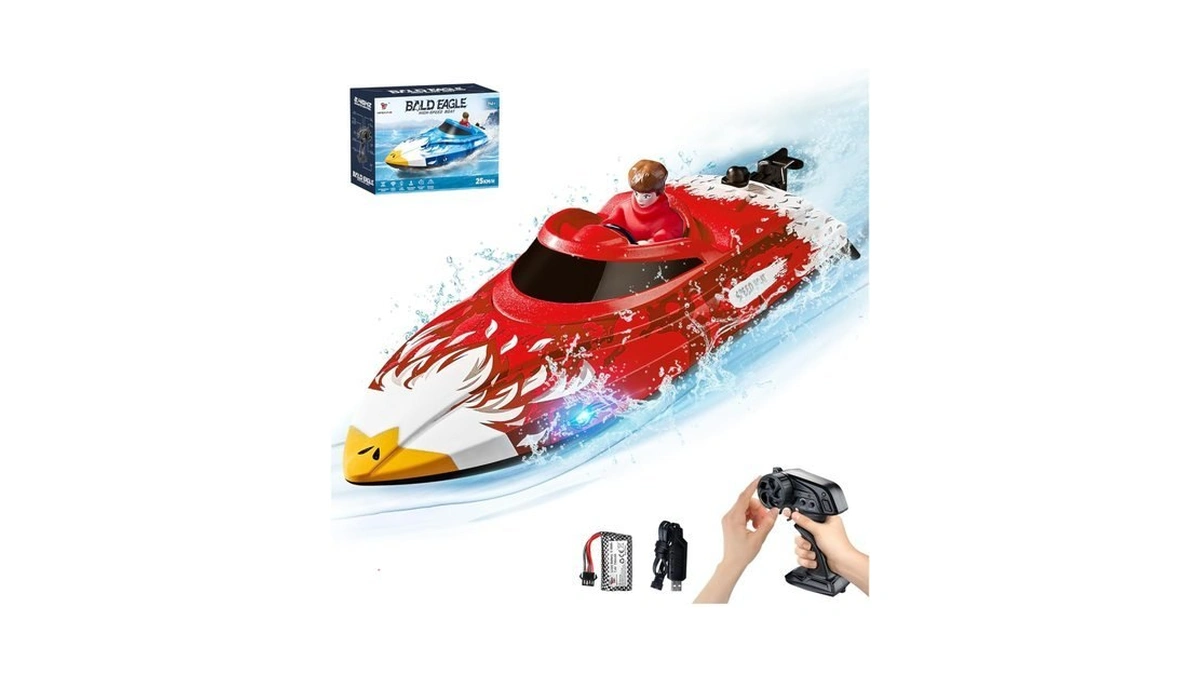 Srgbnd Rc Boat, Remote Control Boat For Kids, 25 Kph