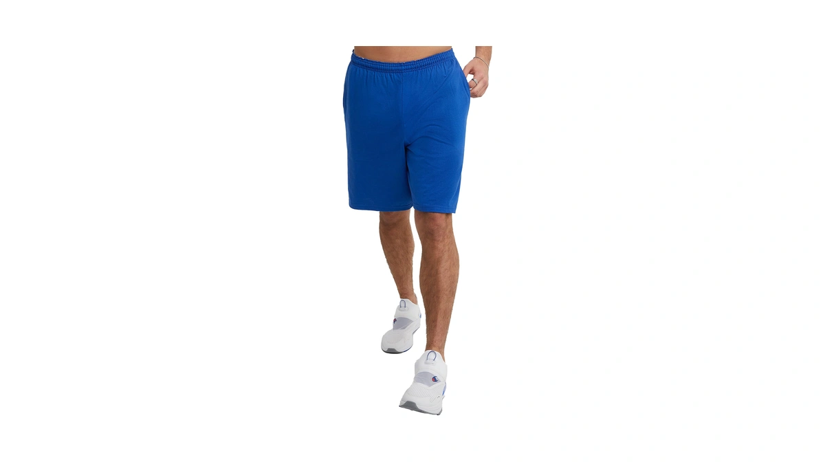 Champion Men's Lounge Shorts, Standard Fit, 9 Inch Inseam, Lightweight