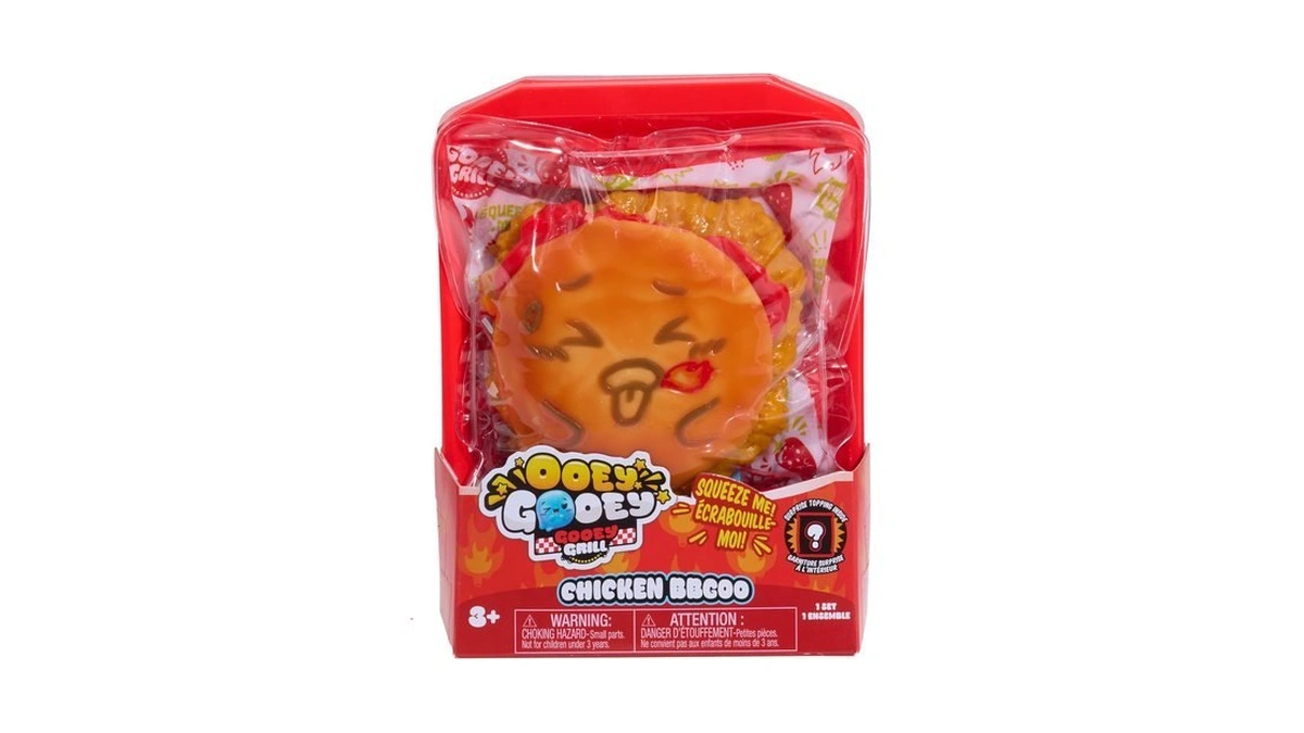 Ooey Gooey Gooey Grill Chicken Bbgoo Set With Toppings, Super
