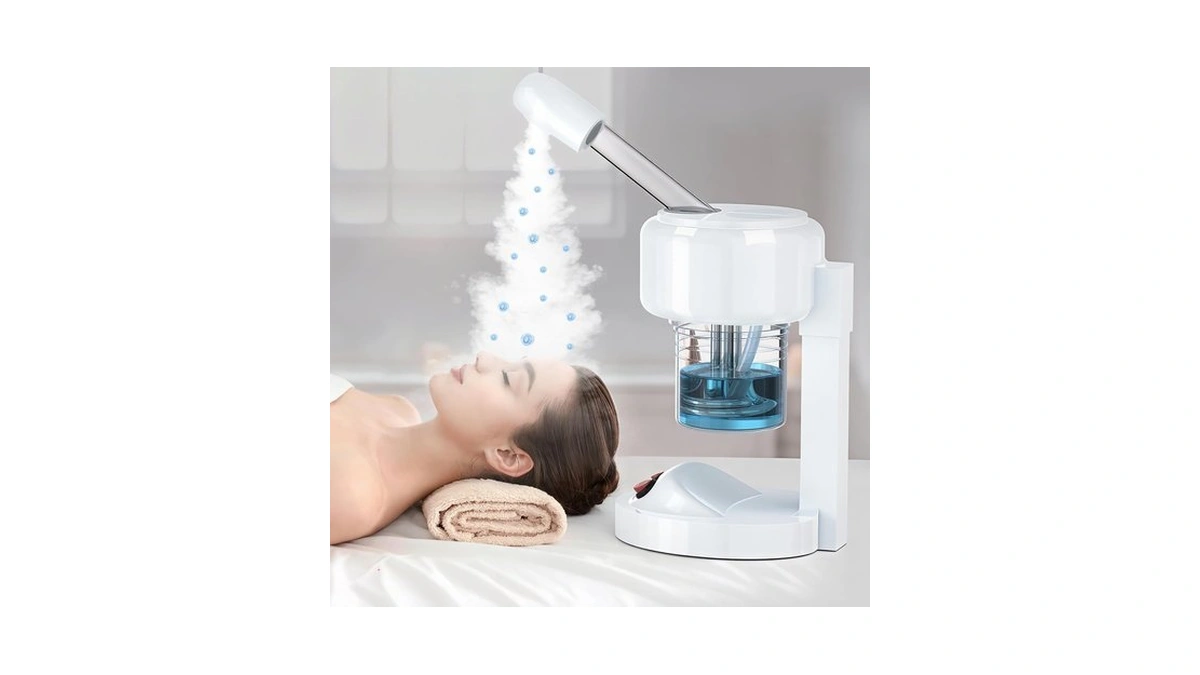 Portable Facial Steamer With Removable Water Cup, Uv Ozone Nano