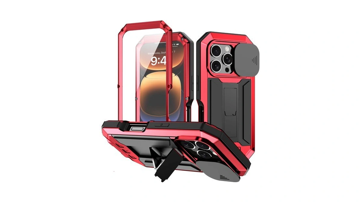 Simicoo Compatible With Iphone 16 Case With Screen Camera Protector