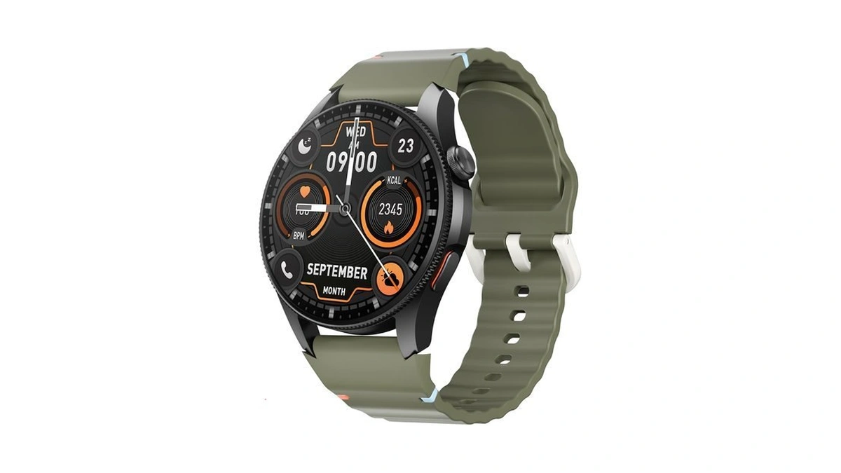 Aurafit G12 Fitness Smartwatch With Gps, 2 Watch Bands, 1.43