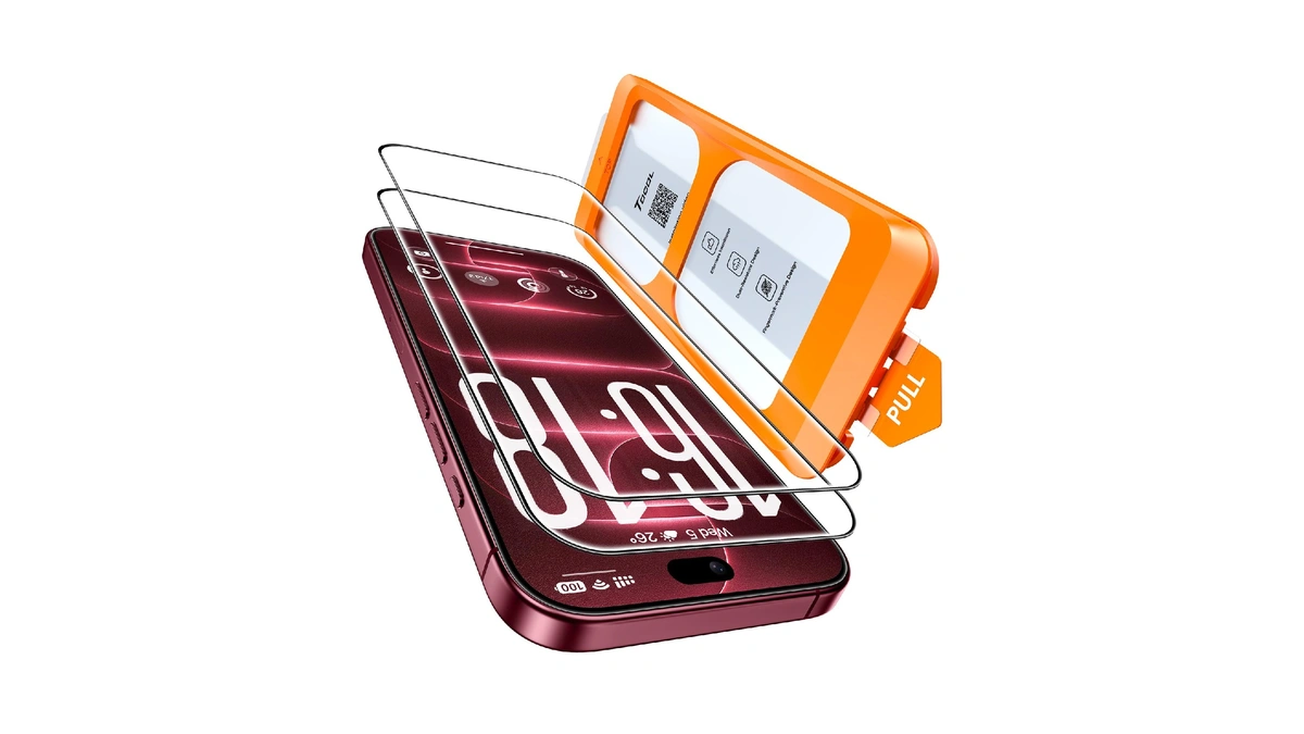 Tocol For Iphone 18 Pro Max Screen Protector, Easy Installation