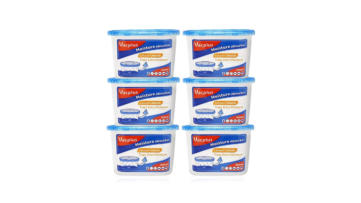 Vacplus Moisture Absorber, 10.5 Oz, Strong Absorption, Fragrance Free