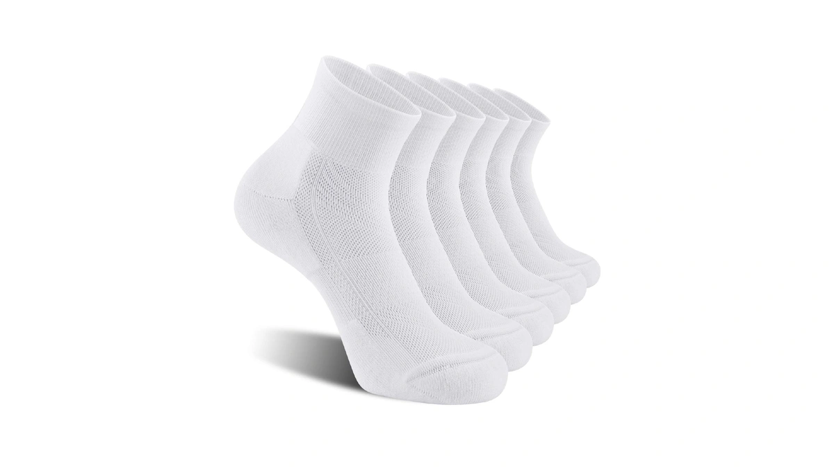 Cs Celersport 6 Pack Men's Ankle Socks With Cushion, Sport