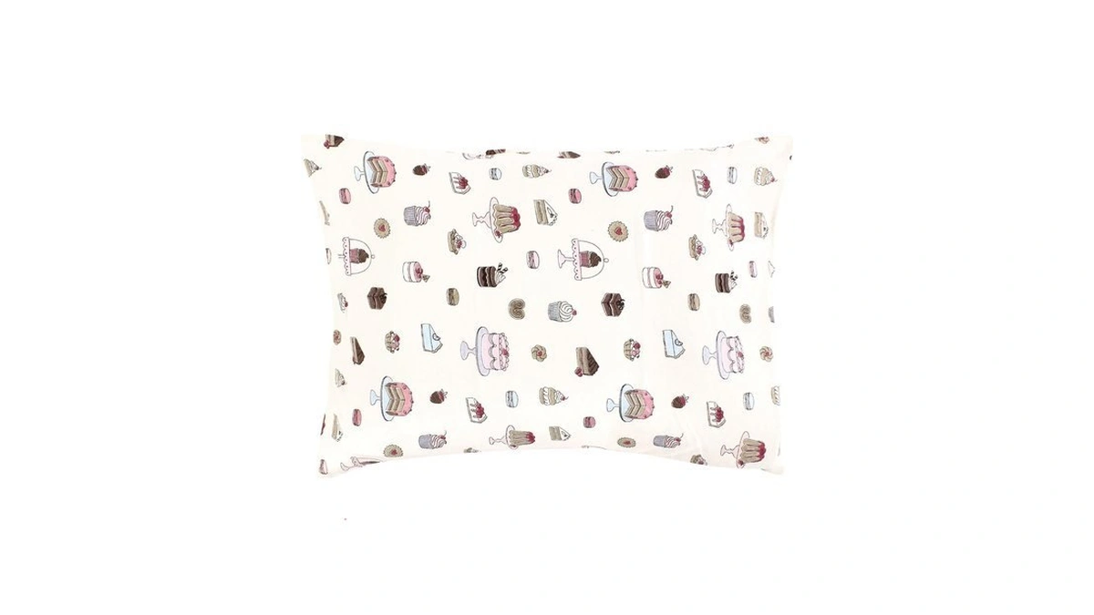 Hudson Baby Unisex Baby Cotton Toddler Pillow Case, Sweet Bakery,