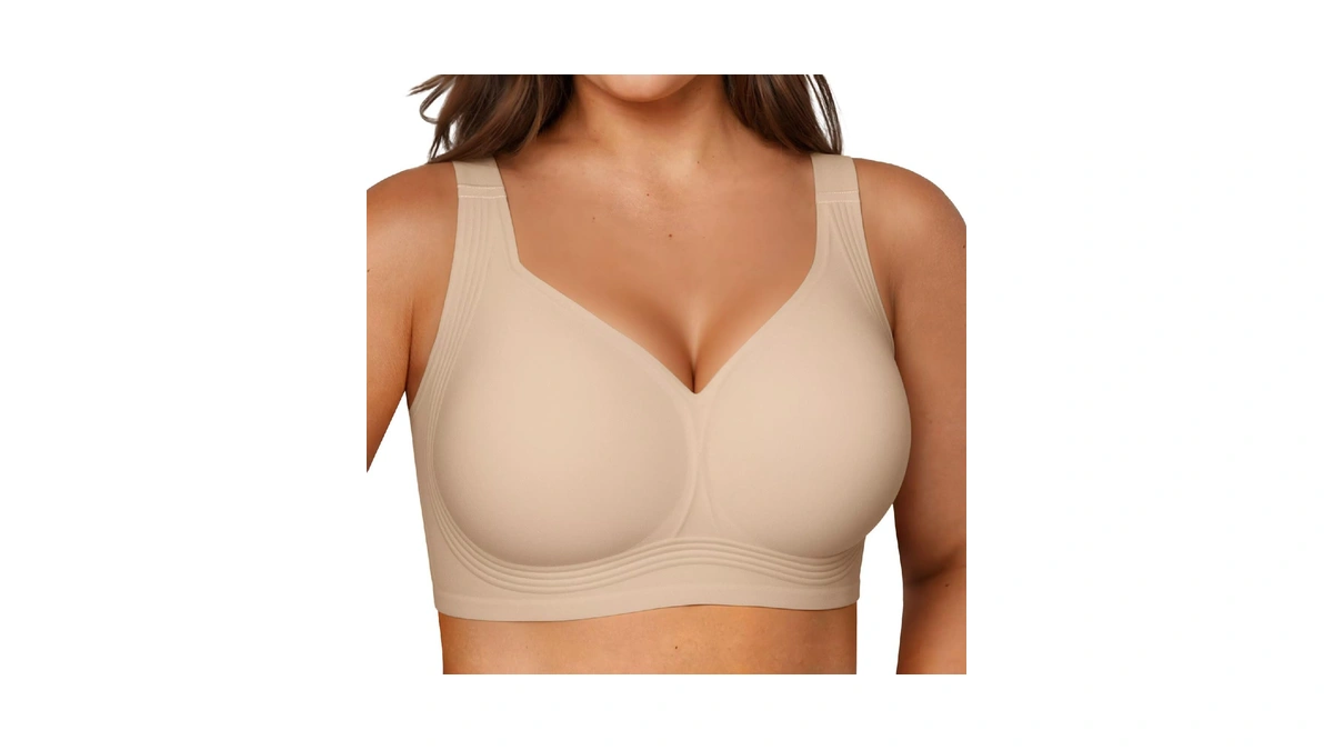 Vertvie Jelly Bras For Women Underwire Minimi...