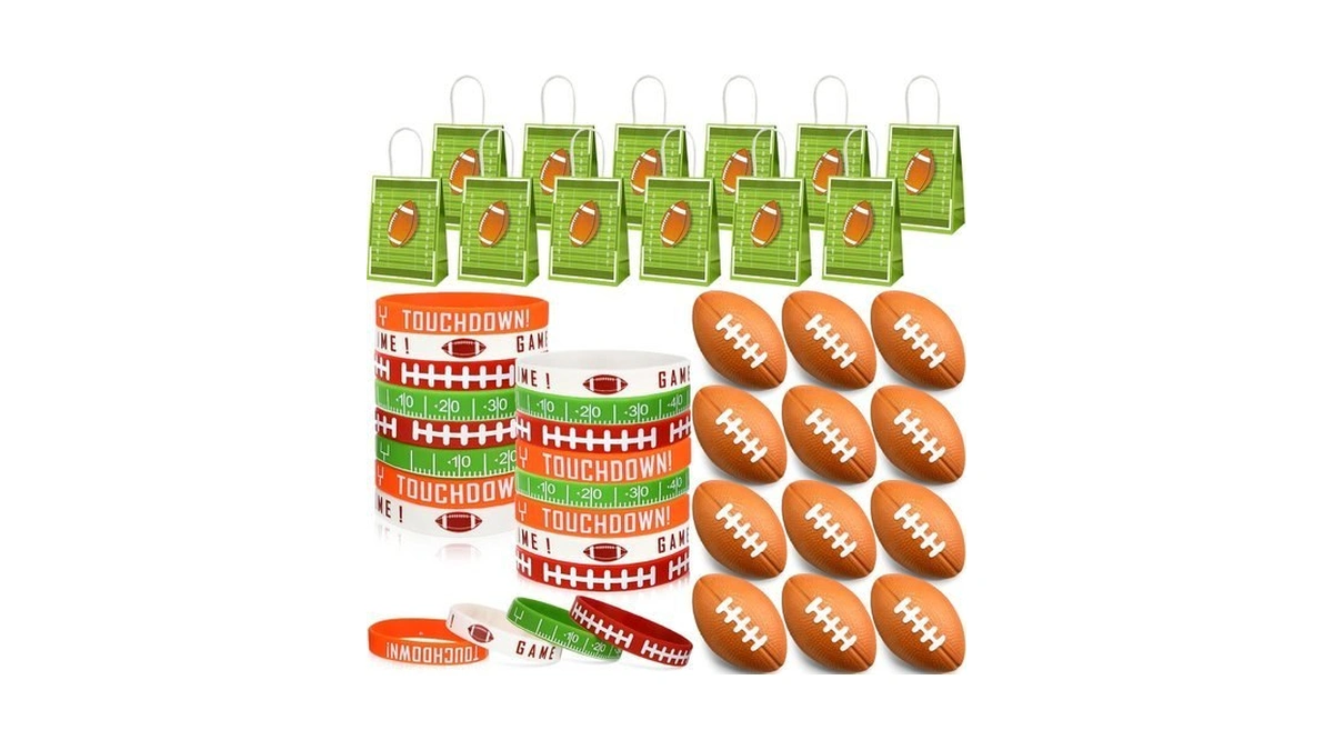 Chinco 48 Pcs Football Party Favors Set