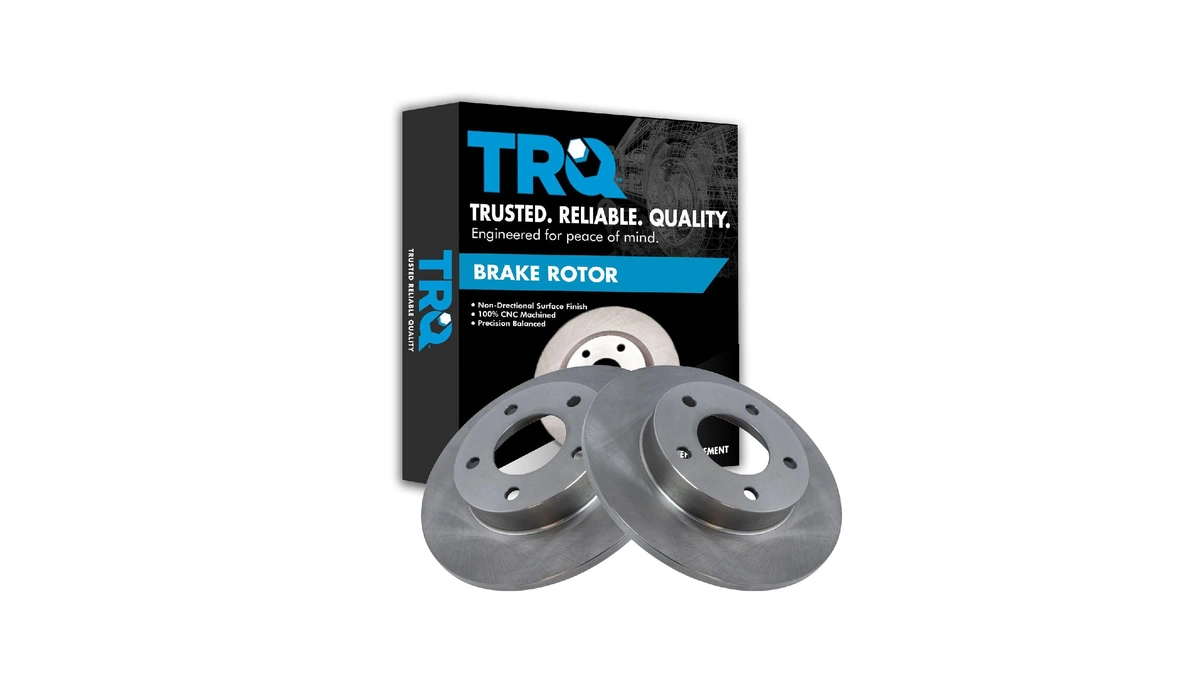 Trq Rear Brake Rotor Set Solid