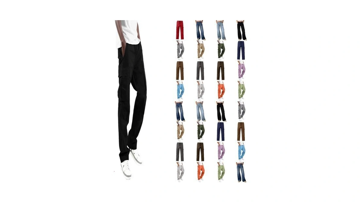 Wwppaion Baggy Cargo Pants Men Denim Cargo Pants For Men