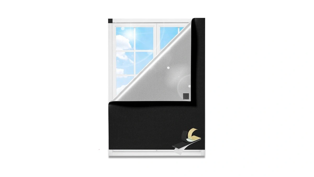 Portable Blackout Curtains Blackout Window Sh...