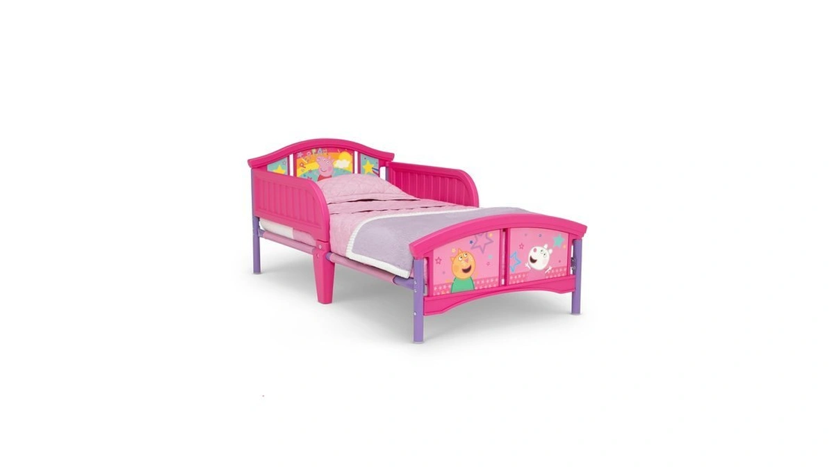 Delta Children Plastic Toddler Bed, Peppa Pig