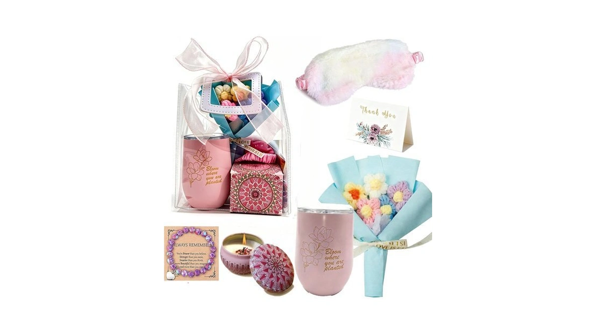 Hjocmle Birthday Gifts Set For Women Deluxe Gift Bag For