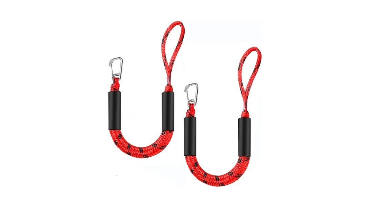 Bungee Dock Lines 2 Pack – Shock Absorbing Mooring Ropes