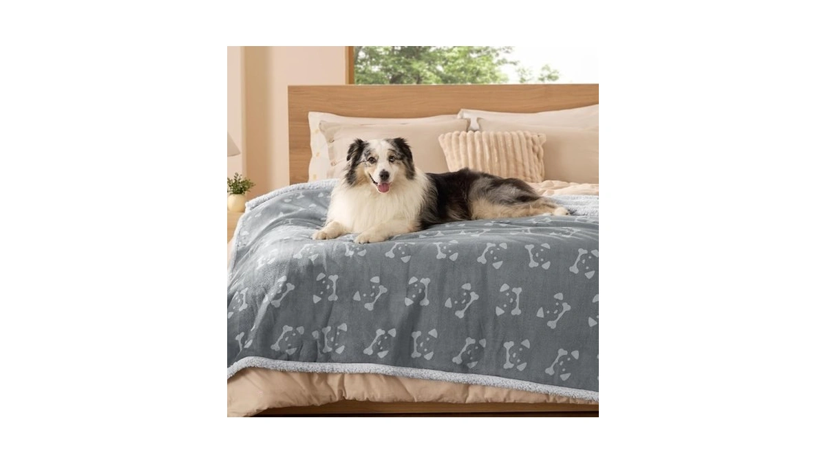 Bedsure Waterproof Blanket For Bed - Twin Size 60"x80", Anchor