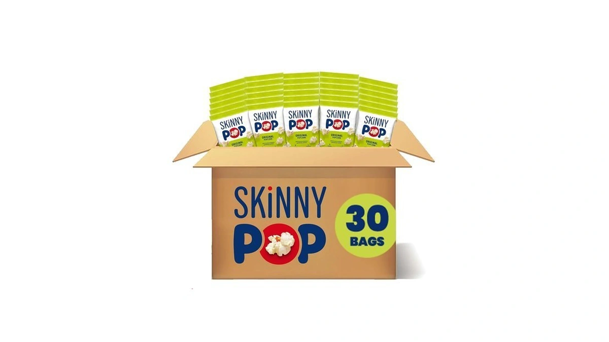 Skinnypop Original, Gluten Free Popcorn Bags, .65 Oz (30 Count)