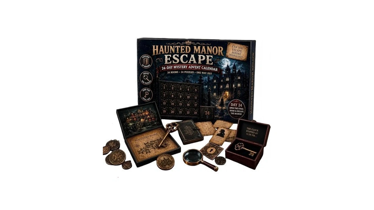 24-day Christmas Mystery Adventure Advent Calendar Game Countdown Puzzle
