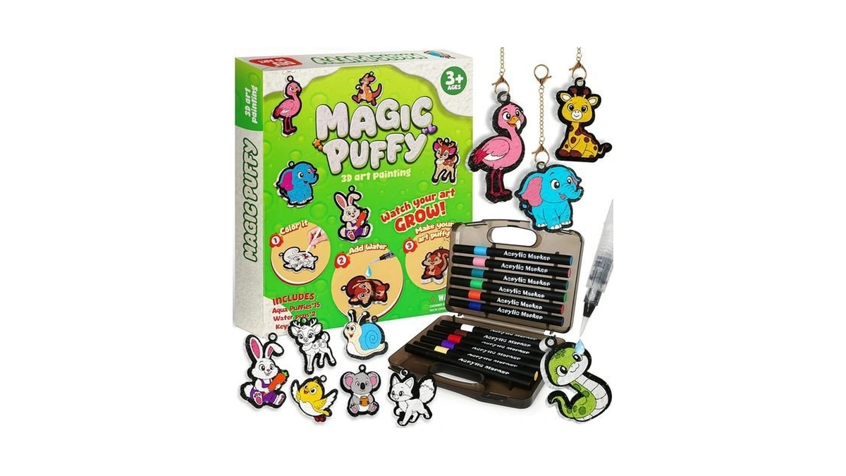 Cztcdp 3d Magic Foam Painting Kit - Woodland Diy Puffy