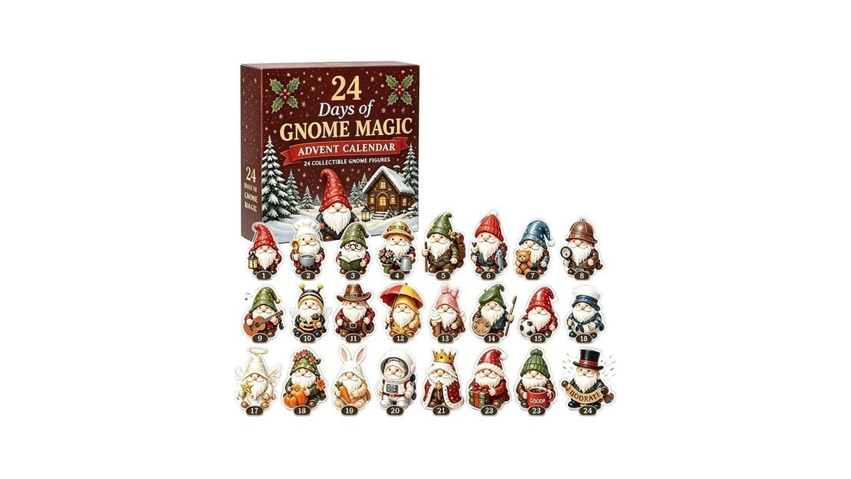 Advent Calendar 2d Flat Acrylic Cartoon Animals Ornaments Christmas 2026