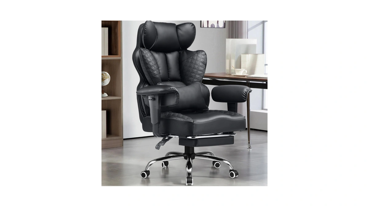 Gtplayer Big And Tall Gaming Chair 400lbs Heavy Duty Office