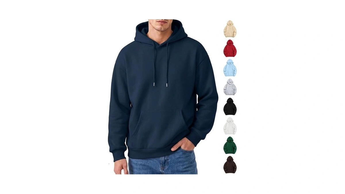 Rosegalette Hoodies For Men Women Regular Fit Fleece Lined Pullover