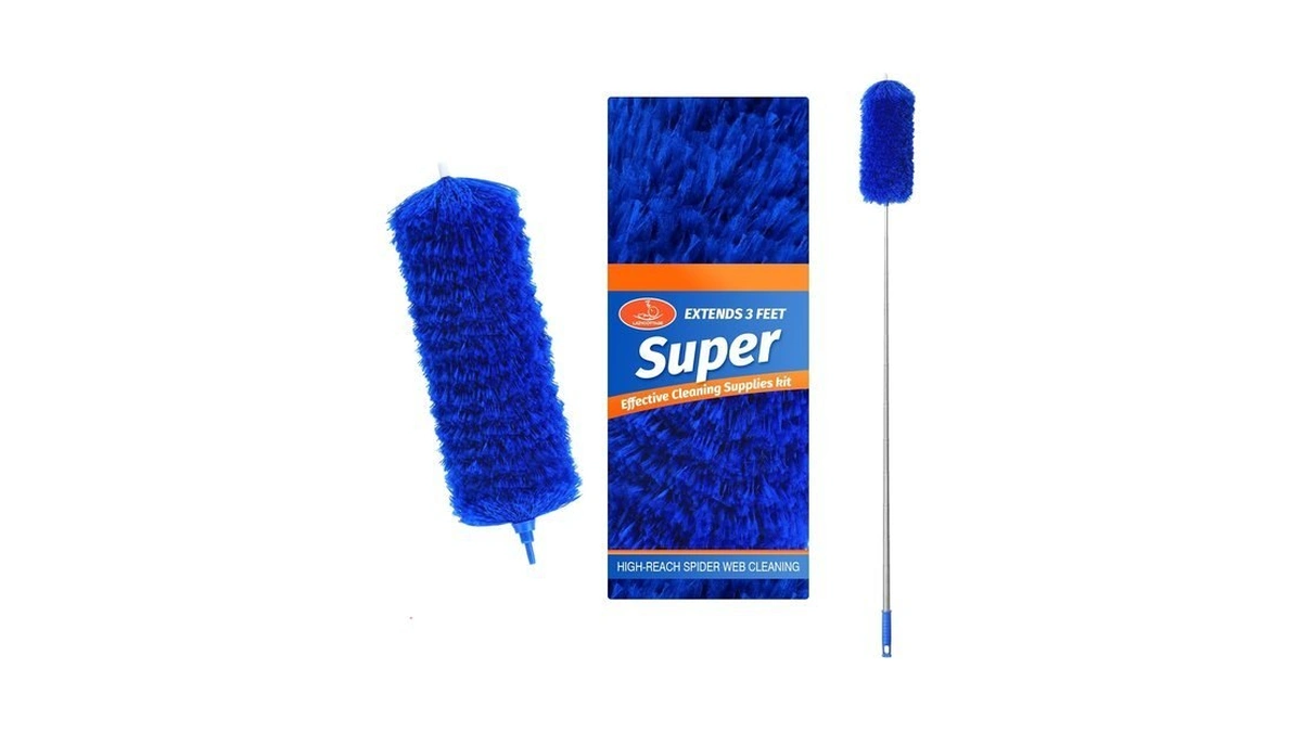 Zz Lazycottage Microfiber Feather Duster With Bendable Head, Dusters For