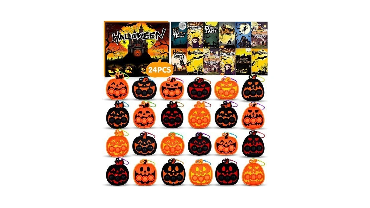 Halloween Party Favors For Kids 24 Pcs Halloween Pumpkin Pop