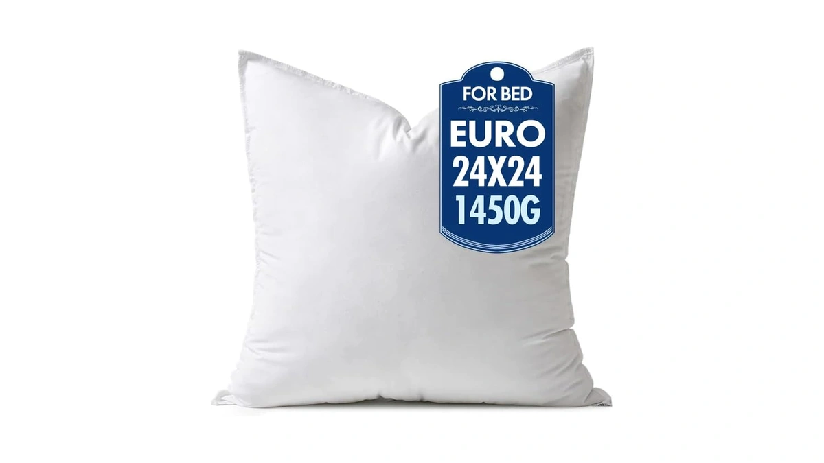 Miulee 24x24 Inch Synthetic Down Alternative Euro Pillow Insert