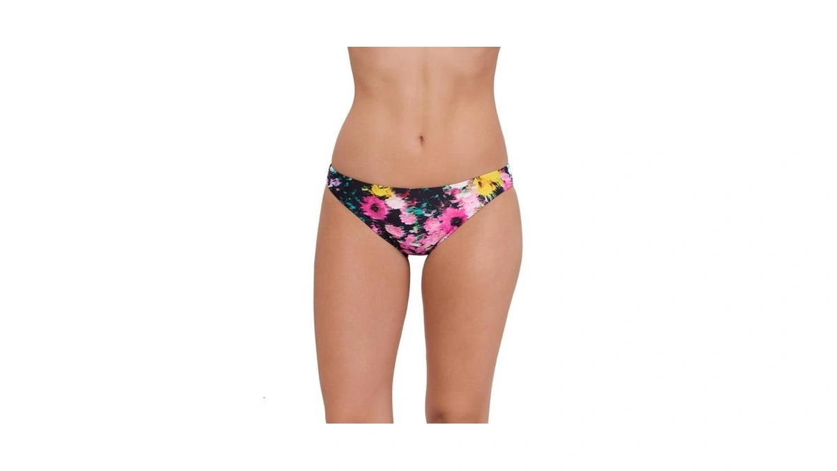 Steve Madden Womens Basic Full Coverage Hipster Swim Bottom, Dazy