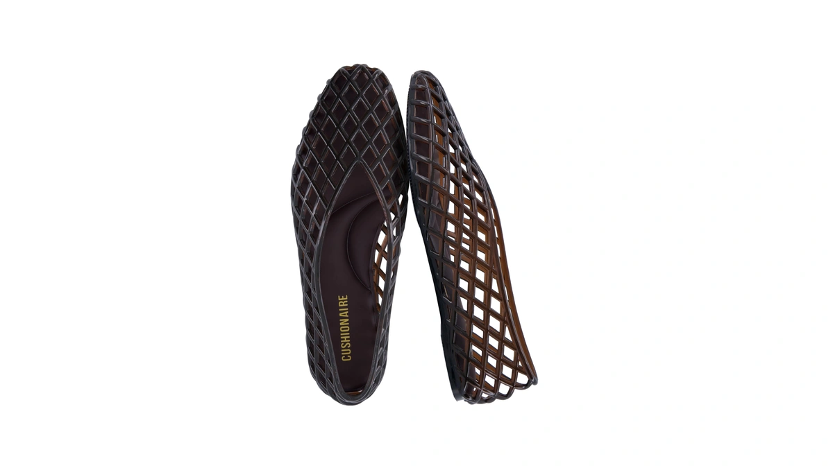 Cushionaire Siesta Jelly Ballet Flats For Wom...