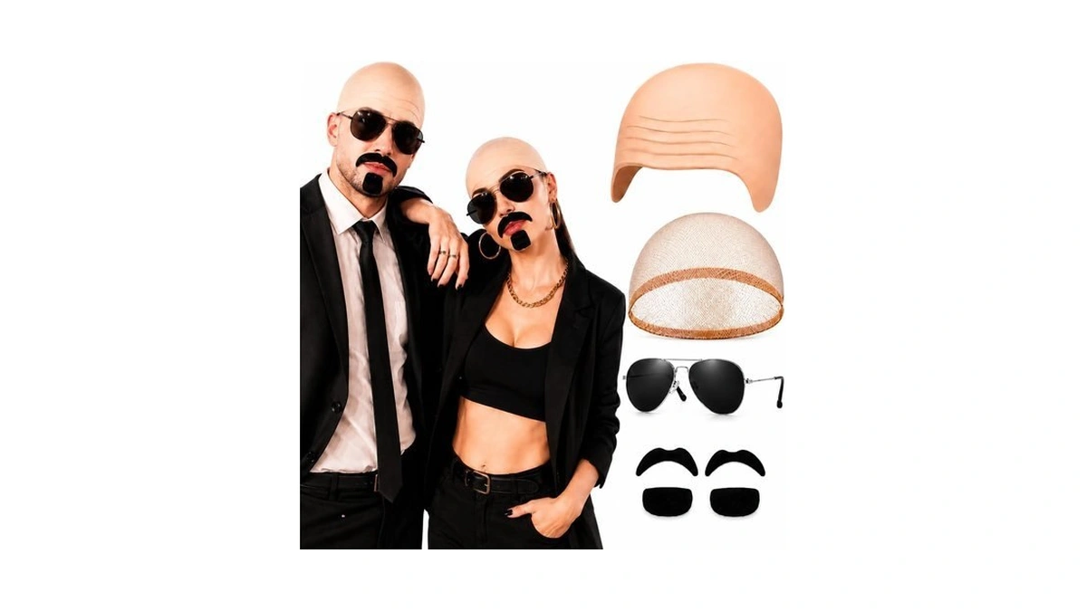 Eygeufg Bald Cap Kit For Men Women, 7pcs Set