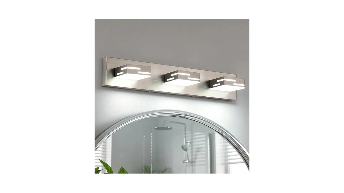Mkbng 3-light Modern Bathroom Vanity Light Fixtures, 24-inch 350Β° Rotatable