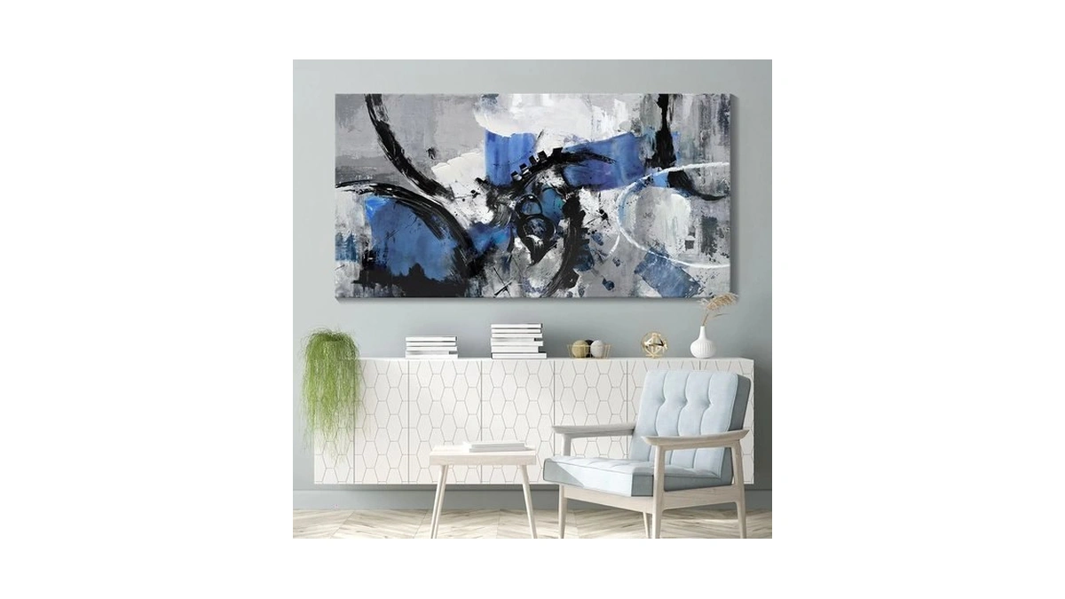 Abstract Canvas Wall Art: Large Wall Art Paintings For Living