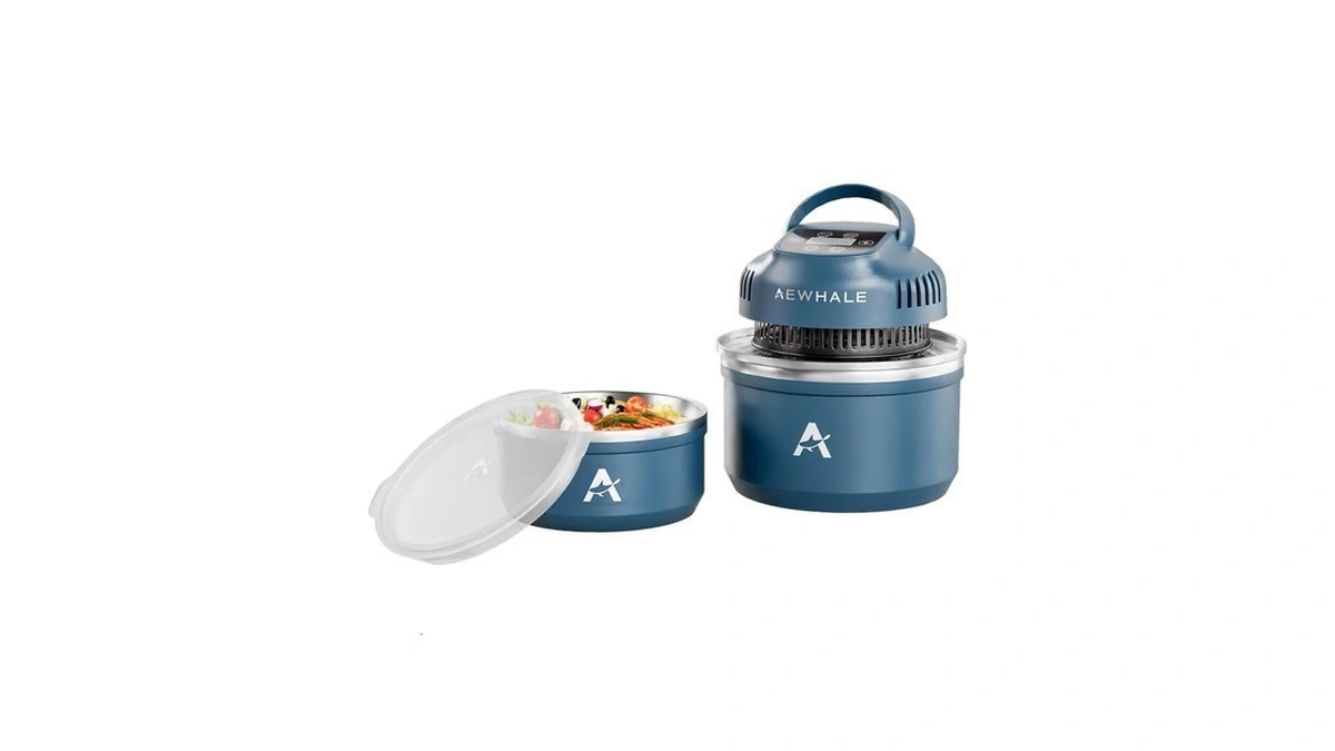 Aewhale Portable Air Fryer 3-in-1, 4qt & 8 Cup