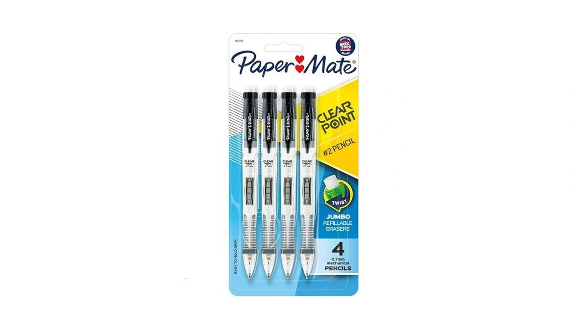 Paper Mate Clearpoint Mechanical Pencils, 0.7mm Hb #2 Lead, Black