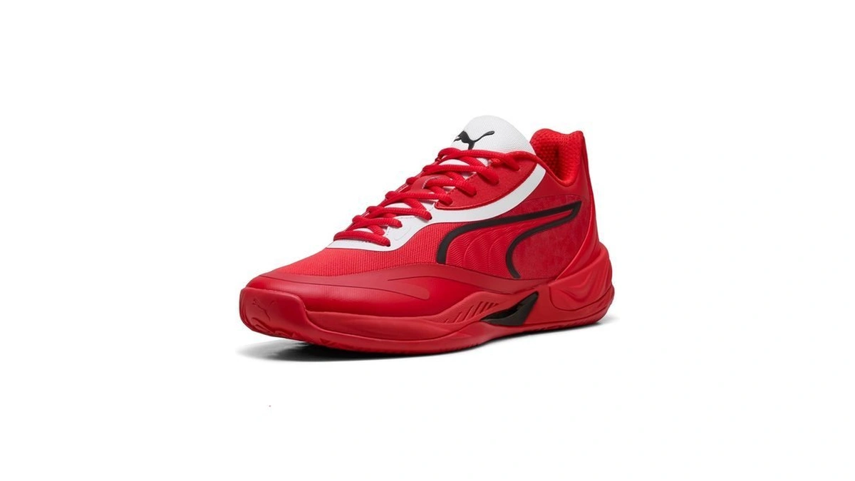 Puma Men's All-pro Nitro Basketball Shoes, For All Time Red-black-white