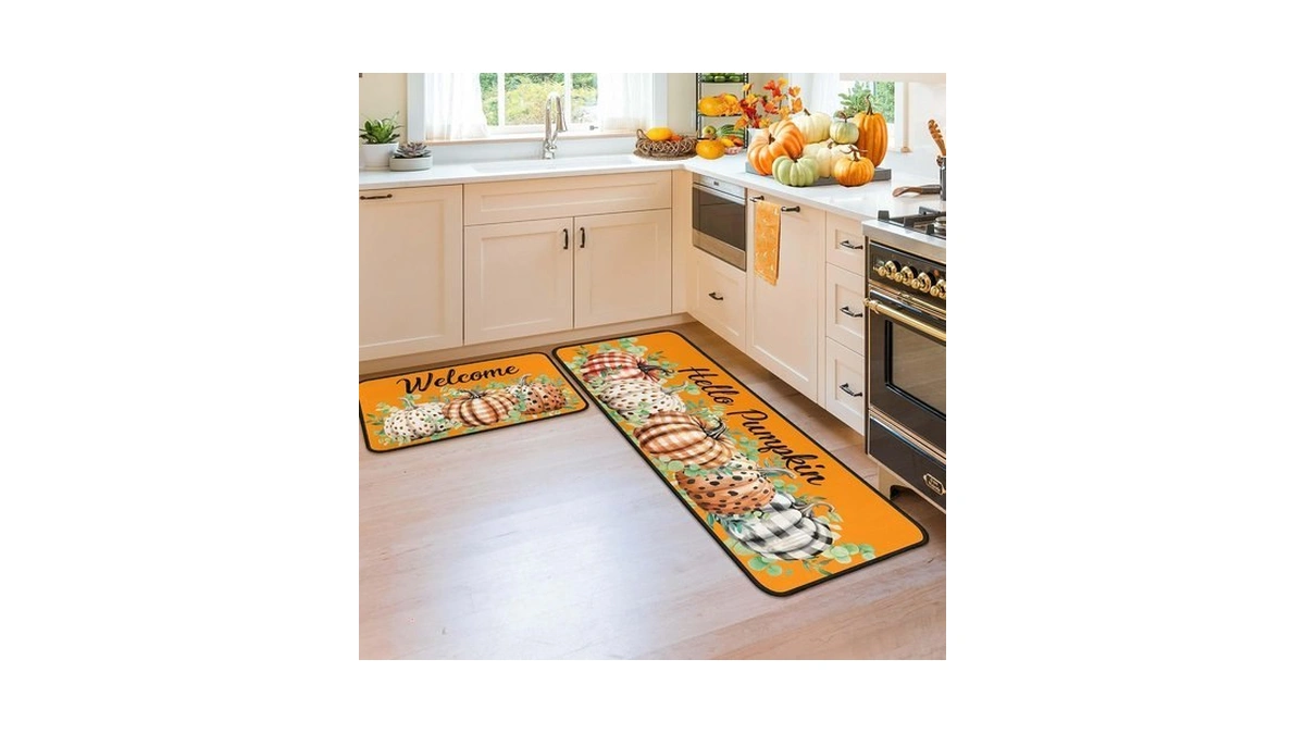 Fall Kitchen Rugs And Mats For Floor, Fall Decorations For